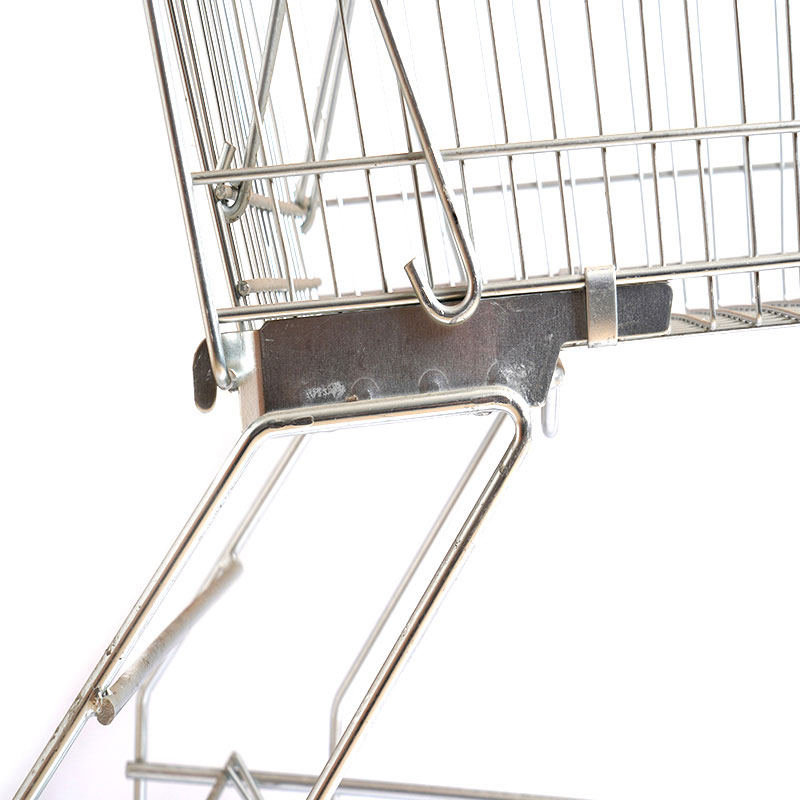 Carrello della spesa con ruota rossa ordinaria in pvc