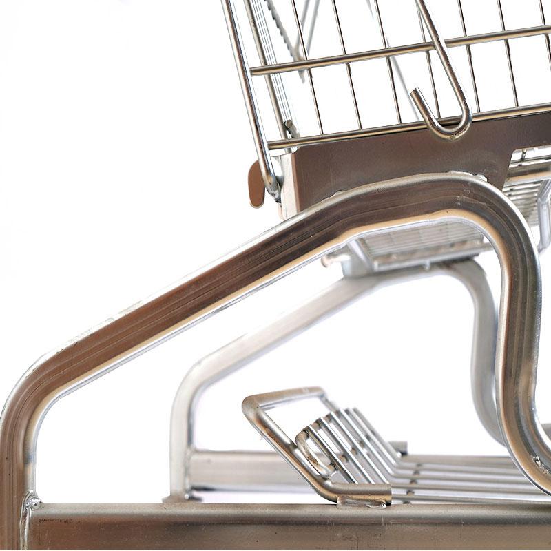 Carrello spesa pieghevole in alluminio durevole per supermercato