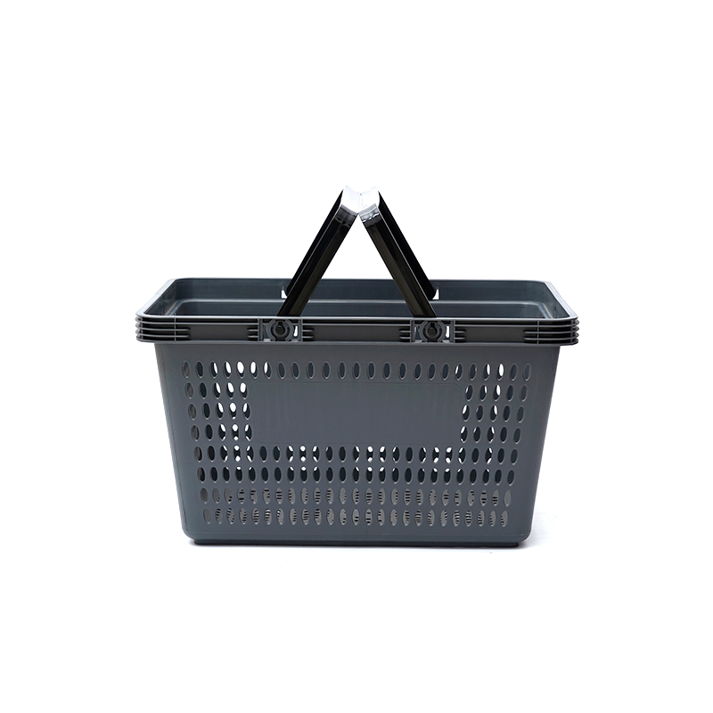 Cestino della spesa in plastica portatile durevole per supermercato