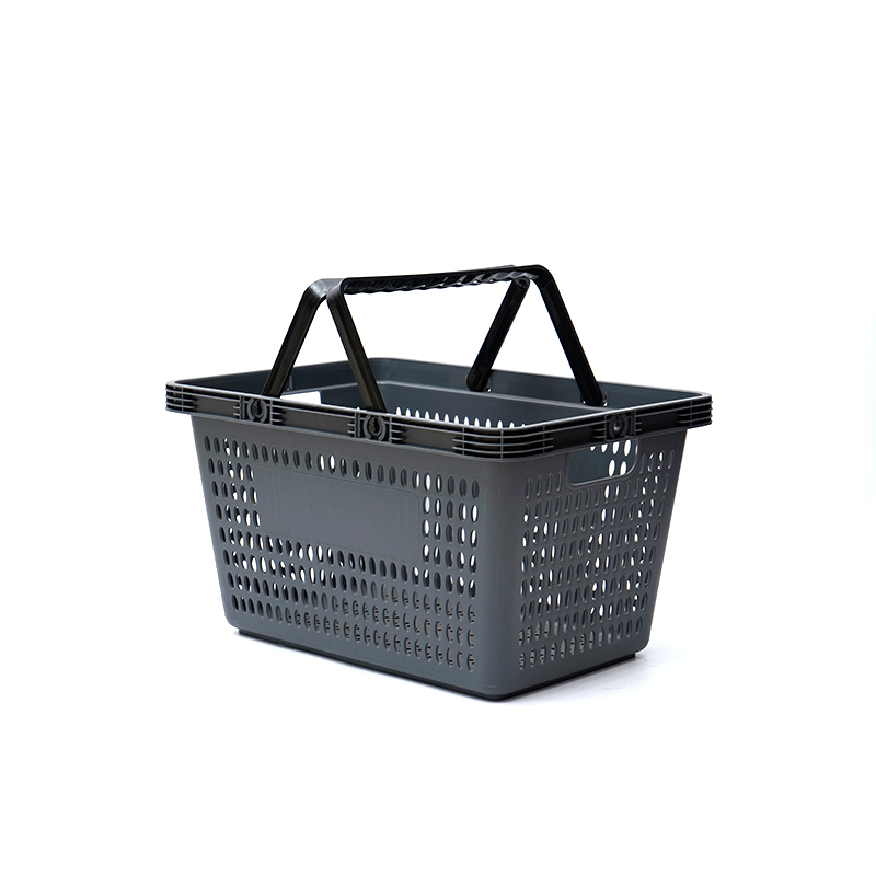 Cestino della spesa in plastica portatile durevole per supermercato