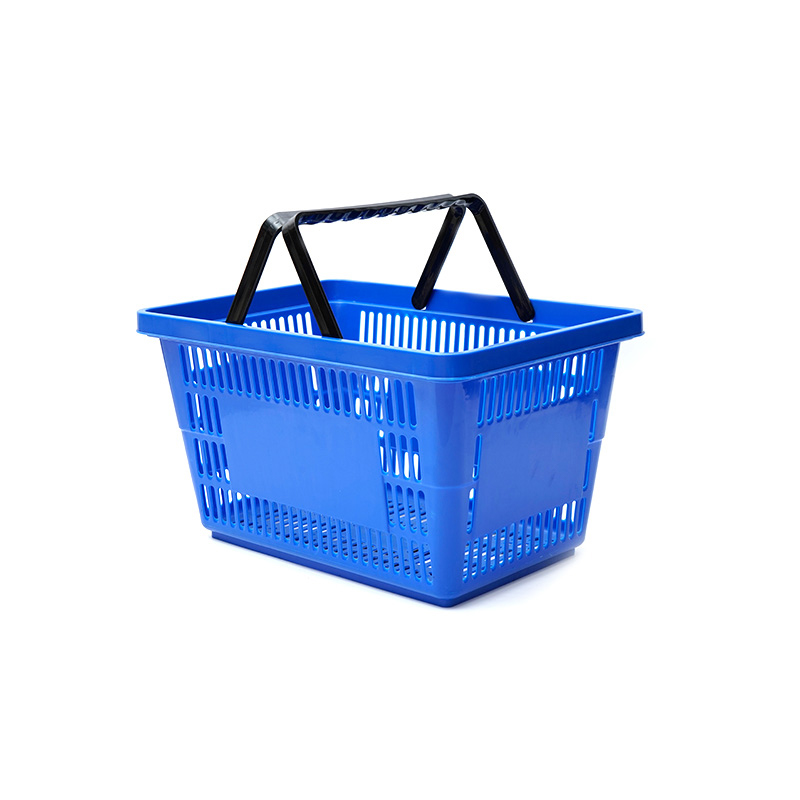 Cestini della spesa pieghevoli in plastica colorati