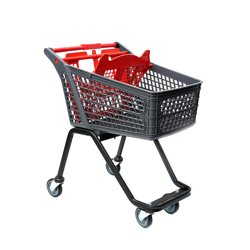 XC-PST-1. Carrello della spesa in plastica + spesa del supermercato facile da usare specifiche fisse di colore personalizzato in plastica
