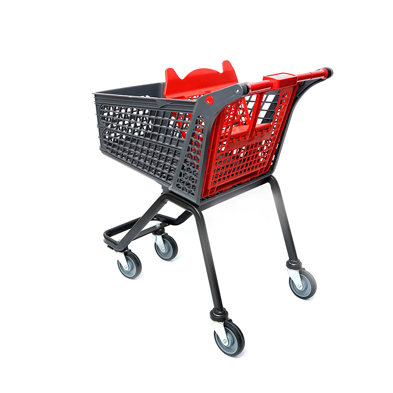 XC-PST-1. Carrello della spesa in plastica + spesa del supermercato facile da usare specifiche fisse di colore personalizzato in plastica