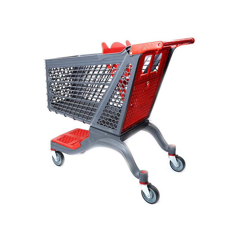 XC-PST-2. Carrello della spesa in plastica + spesa del supermercato facile da usare specifiche fisse di colore personalizzato in plastica
