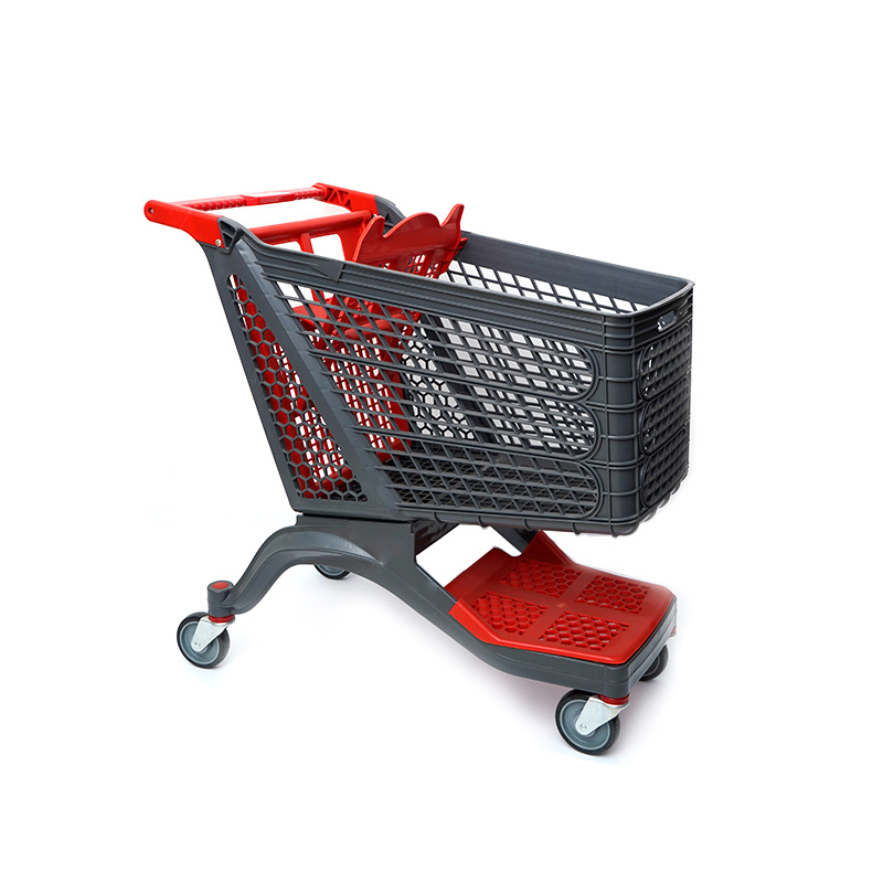 XC-PST-2. Carrello della spesa in plastica + spesa del supermercato facile da usare specifiche fisse di colore personalizzato in plastica